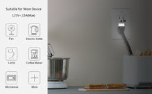 将图片加载到图库查看器,SOZULAMP Guide Light Wall Outlets with Night Light-Easy to Install,Automatic On/Off Sensor-15 Amp White Decorator Tamper Resistant Receptacle-Illuminated TR Socket with Wallplate(4Pack,Warm White LED)…